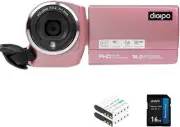Video Camera Camcorder, Full HD 1080P Digital YouTube Vlogging Camera Recorde...