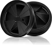 Garbage Disposal Splash Guards 3 3/8 Inch Sink Baffle QCB-AM Quiet Collar Drain Plugs Disposer Accessories Replacement for InSinkErator Evolution Series 2-Pack
