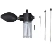 Flies Control Solution 150ml Bulb Duster with Three Stainless Steel Heads