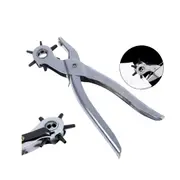 Leather Belt Eyelet Hole Punch Plier Puncher Craft Hand Tool - 2mm-4.5mm Revolving