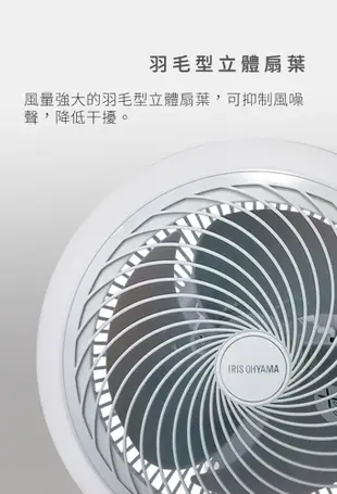 【IRIS OHYAMA】15坪直立式3D循環扇 STF-DC18T 白色 (8.2折)