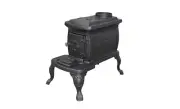 Mini cast iron stove, stove for camping, tent and caravan