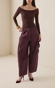 [ALAÏA] Cotton Cargo Pants