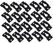FELTECHELECTR 20pcs Heavy Duty Iron Keyhole Speaker Hangers Wall Mounted Brackets for Securely Hanging Picture Frames Artworks Mirrors More Corrosion Resistant Design