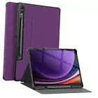 Galaxy Tab S9 Plus/S8+/S7 FE/S7+ Case with S Pen Holder [SM Purple