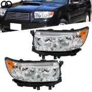 For 2006-2008 Subaru Forester XT/2.5 XT Headlights Halogen Left+Right Headlamps (for: Subaru)