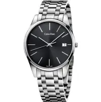 在飛比找Yahoo!奇摩拍賣優惠-[永達利鐘錶] 薄感簡約主義不鏽鋼腕錶 黑面 40mm /總