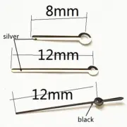 12mm Black Second Hand Watch Hands for Miyota 2315 2035 2036 2115 2305
