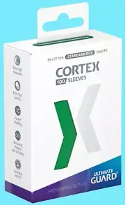 100 ULTIMATE GUARD CORTEX GREEN GLOSS STANDARD SIZE Card SLEEVES Deck Protector