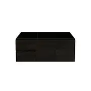 Forme Mont Albert 1200 Wallhung Dark Choc Vanity - Left Hand Drawers