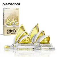 在飛比找蝦皮商城優惠-Piececool 3D 金屬拼圖悉尼歌劇院模型套件 DIY