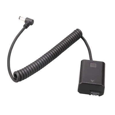 Decoded NP-FW50 Dummy Battery DC Coupler Cable for Sony NEX-5N/5R/5T/5C NEX-6