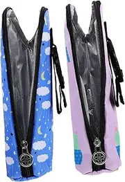 WATIIFUFU 2pcs Insulated Bottle Bags Milk Cooler Travel Bag Portable Milk Bottle Carrier Stylish Pattern