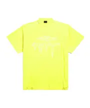 Balenciaga 3b Liquefied Oversized T-Shirt 1,2,3,4 Lucifer yellow