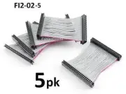 5-PACK 2inch IDE 44-Pin Amiga A1200/A600/ Laptop 2.5" Hard Drive Ribbon Cable