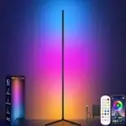 Tyute Corner Floor Lamp, RGB LED Corner Lamp with Music Sync, Smart App T-600