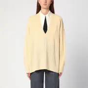 [the garment] Light yellow Como over pullover 12 UK Yellow