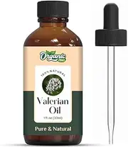 Organic Zing Valerian (Valeriana officinalis L.) Essential Oil Pure & Natural for Skin, Face, Hair Care, Aromatherapy, Diffuser, Conditioner 30ml/1.01fl oz