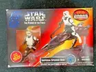 STAR WARS Power of the Force IMPERIAL SPEEDER BIKE & Biker Scout. Retails $150