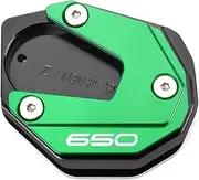 Z 650 800 900 1000 Z900 Z650 RS Z1000 SX Ninja 650 1000 Motorcycle Side Stand Enlarged Plate Kickstand Accessories(Green-650)