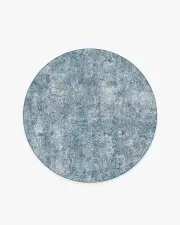 185' Round | Machine Washable Runner Rug | Kid & Pet Friendly | Indoor Rug | Serenata Slate Blue Rug | Ruggable