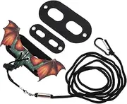 GREENADSCAPE 1set Portable Bat Shape Harness for Reptiles Comfortable Lizard Leash Lightweight and Durable Pet Traction Rope Creative Design for Pets for Outdoor Walking