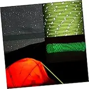 Mipcase 10M Luminous Reflective Camping Rope Durable Elastic Cord for Outdoor Tents Washable Heavy Load Capacity Feature for Camping Hiking and Emergency