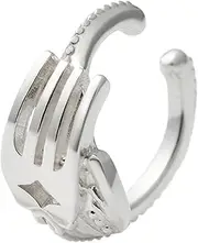 [Agete] silver ear cuff (for one ear), フリー, Silver, No Gemstone