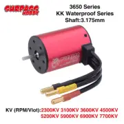 Surpass Hobby Waterproof 3650 Brushless Motor 3.175mm Shaft for 1/10 RC Car