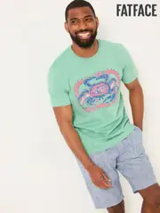 FatFace Green Crab Graphic Tshirt (AK4881) | $65
