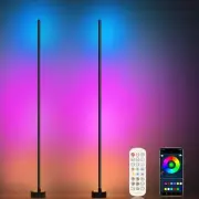 Corner Floor Lamp, 2 Pack LED Corner Lamp with App/Remote/Button 2_Pack
