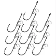 Live Shrimp Fixing Hook Heavy Duty Bass Fishing Hook Multi-functional Fishhooks for Freshwater Saltwater 3 0 10pcs