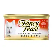 Fancy Feast Salmon Pate Cat Food Can 85gx24
