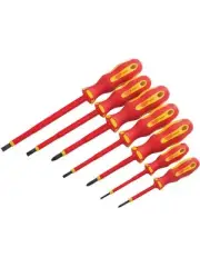 Draper Tools Ergo Plus VDE Screwdriver Set 7 Piece (64694)