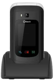 Olitech SMART EasyFlip 4G Seniors Phone Big Buttons GPS SOS Hot Spot-Black/White