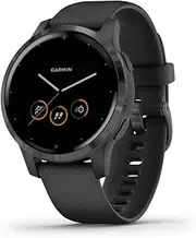 [Garmin] vívoactive® 4, Black with Slate Hardware