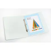 Marbig Clearview A3 Insert 3 D-Ring Binder 38mm Portrait Document Organiser WHT