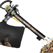 Electric Powerful Leaf Blower,3800W Garden Vacuums and Shredder,6-Variable Speed Multifunction Leaf Blowers with 40L Leaf Collection Bag for Lawn Care, Patio, Blowing Leaves