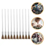 10 Pcs Extended Rod Brush Scrubbing Parts Cleaning Drill Wire Attachment