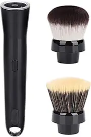 Electric Makeup Brush,Automatic Rotating Makeup Brush with Foundation & Blusher Brush Heads