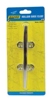 Seachoice 30251 Stainless Steel Hollow Base Boat Dock & Anchor Line Cleat 6 in.