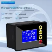 Black LCD Digital Timer with LCD Display for Microcomputer Time Control