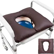 Bedside Commode Cushion, Soft Commode Seat Cushion Replacement Toilet Seat for Bedside Padded Commode Seat Cushion Portable Toilet Seat Cushion for Seniors Raz Shower Chair Seat