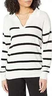[The Drop] Women's Meena Loose Fit Open Collar Pullover Sweater
