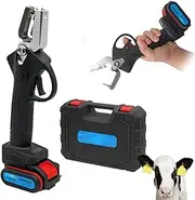 Electric Ear Tag Plier, Livestock Tagging Tool, Portable Ear Tag Applicator Cow Ear Signs Pliers, Cordless Ear Marking Pliers for Cattle Pig Sheep Farm Livestock for Rabbit Swine Cow Sheep