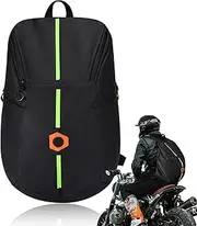 Generisch Unisex Adult Motorcycle Helmets Backpack, Ergonomic Design, Waterproof, 3 Compartments, 1.15 Pounds, 29x34x29 cm, Black