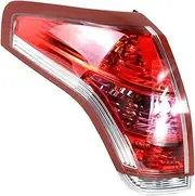 Rear Light Tail Light Assembly Bright Light Tail Light Assembly Compatible With Citroen C4 Sedan 2006-2012(Only Left)