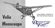 AIR TRAILS & FLYLINE MONOCOUPE PLANS + PATTERNS & ARTICLE to FF/ RC Model Planes