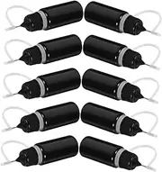 LALAFINA 10pcs Applicator Bottles Pointed Tip Squeezable Bottles Portable Travel Squeeze Bottle with Caps For Glue And Liquid Dispensing
