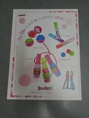 Smackers Sour Lip Gloss Print Ad 2003 8x11 Great To Frame